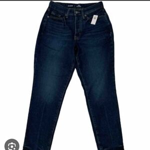 Old Navy Jeans Size 8 Tall Curvy O.G. Straight Secret Slim High Rise Raw Hem NWT